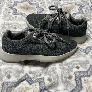 Allbirds Women Wool Runner Sneaker Heathered Gray Size 7